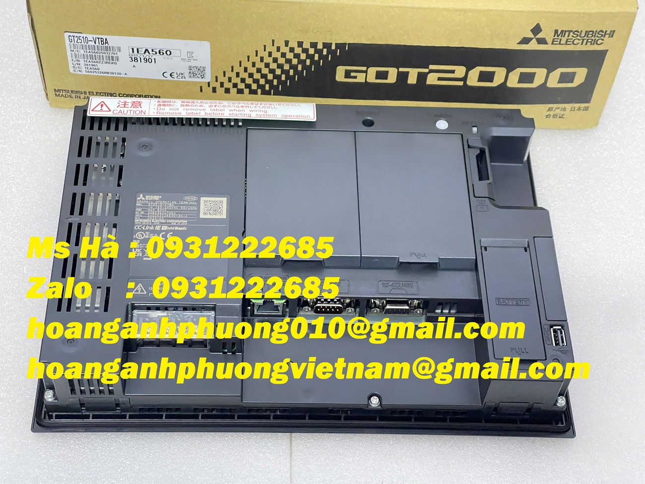 Nhập khẩu - HMI mitsubishi GT2510-VTBA - giải pháp tự động hóa